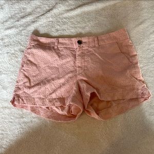 Old Navy everyday short mid rise pink eyelet sz 4 NWOT summer cute
